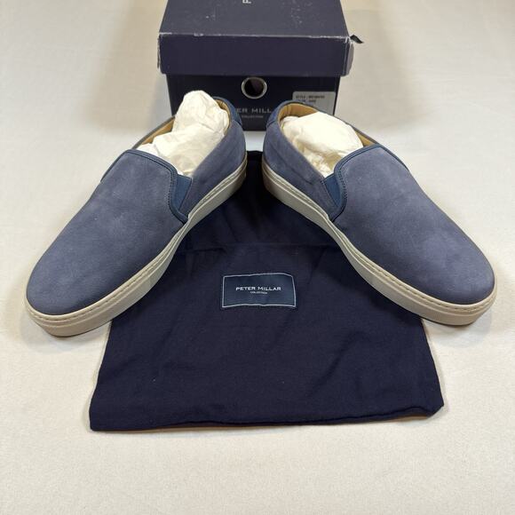 Peter Millar Collection Suede Slip-on Sneakers Size 9 New In Box MSRP $298 main image 6